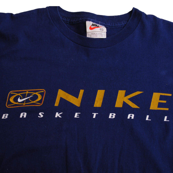 CAMISETA DE BALONCESTO VINTAGE DE NIKE DE FINALES DE LA DÉCADA DE 1990, TALLA 2XL, FABRICADA EN EE. UU.