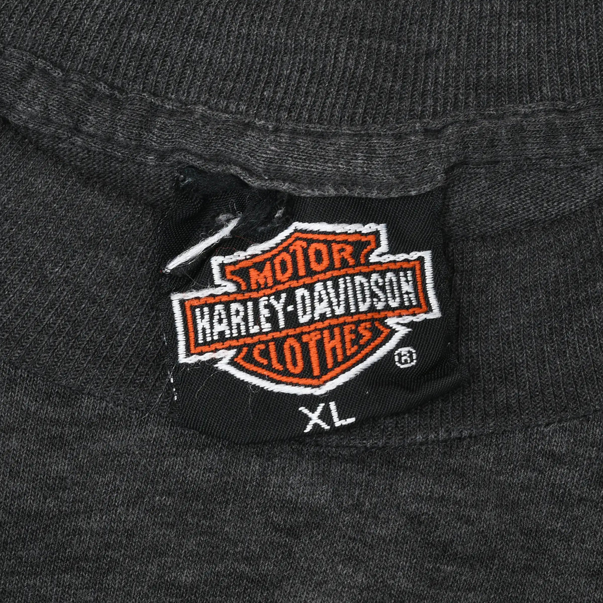 Harley-Davidson Motor Clothes XL neck tag inside charcoal T-shirt