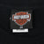 Harley-Davidson neck label showing 2X size on black T-shirt