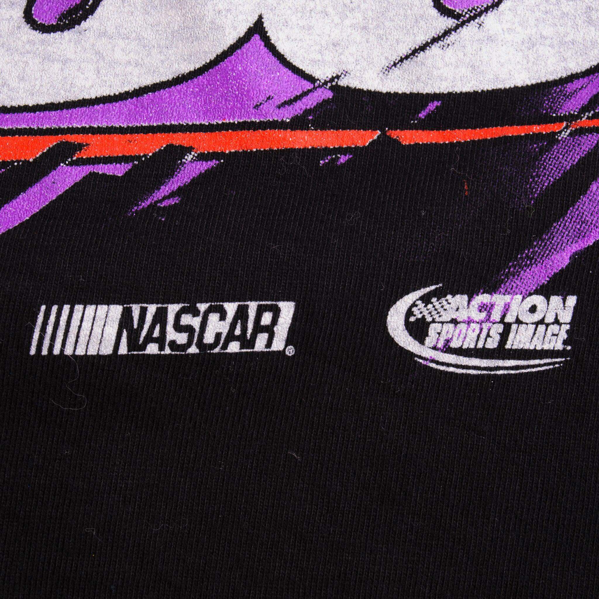 Vintage All Over Print Nascar Dale Earnhardt Jr Tee Shirt late 1990s Size M Made In USA