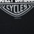 Close-up of 2006 copyright mark beneath Harley-Davidson Cycles graphic