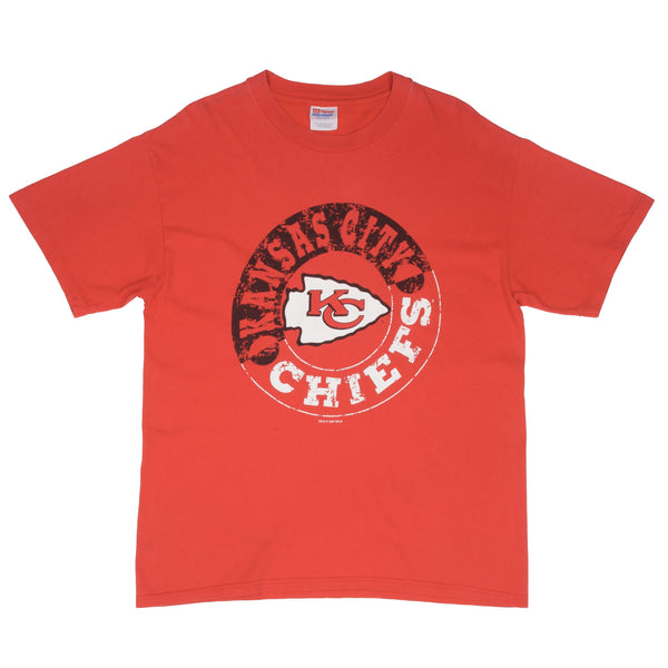 Vintage NFL Kansas City Chiefs 1997 Tee Shirt Size Large Made In USA
