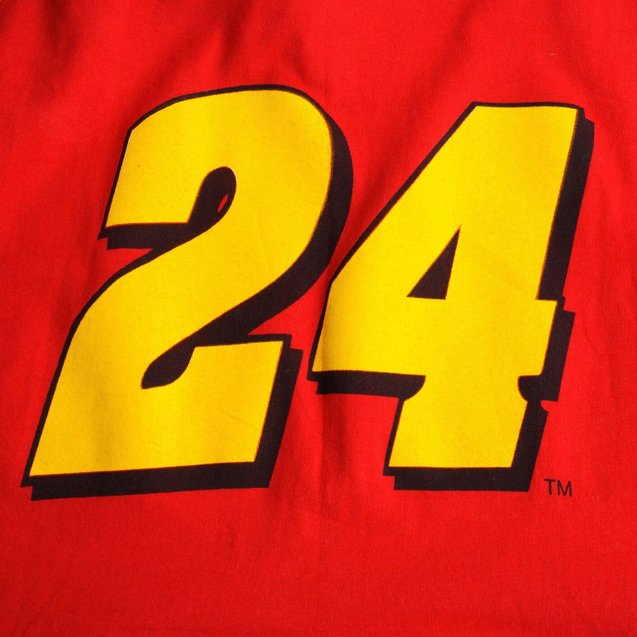 Vintage Rainbow Nascar Winston Cup 24 Tee Shirt 1990s Size XLarge Made In USA