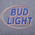 Vintage Budweiser Bud Light Tee Shirt 1995 Size XL Made In USA With Single Stitch Hem