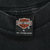 Harley-Davidson Motor Cycles XL neck tag showing 100% cotton