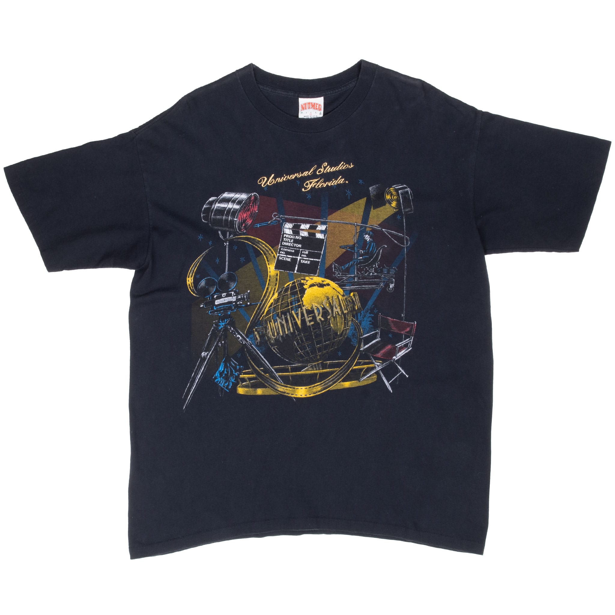 Vintage Universal Studio Florida Tee Shirt 1990S Size Xl Made In Usa With Single Stitch Sleeves