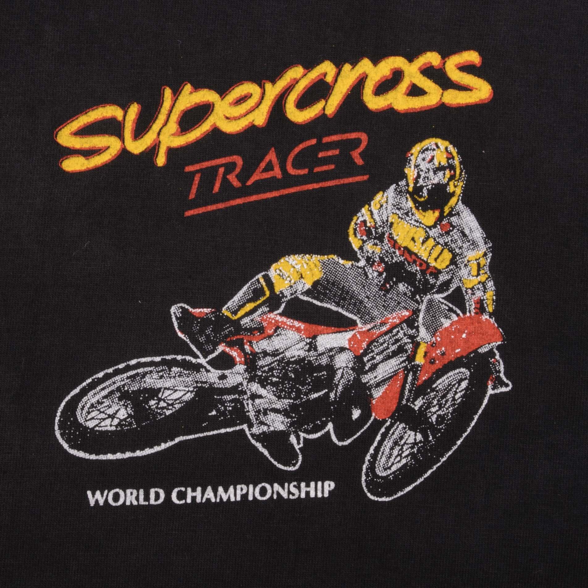 Vintage Ama Supercross Tracer Paris Bercy Tee Shirt 1994 Size XL