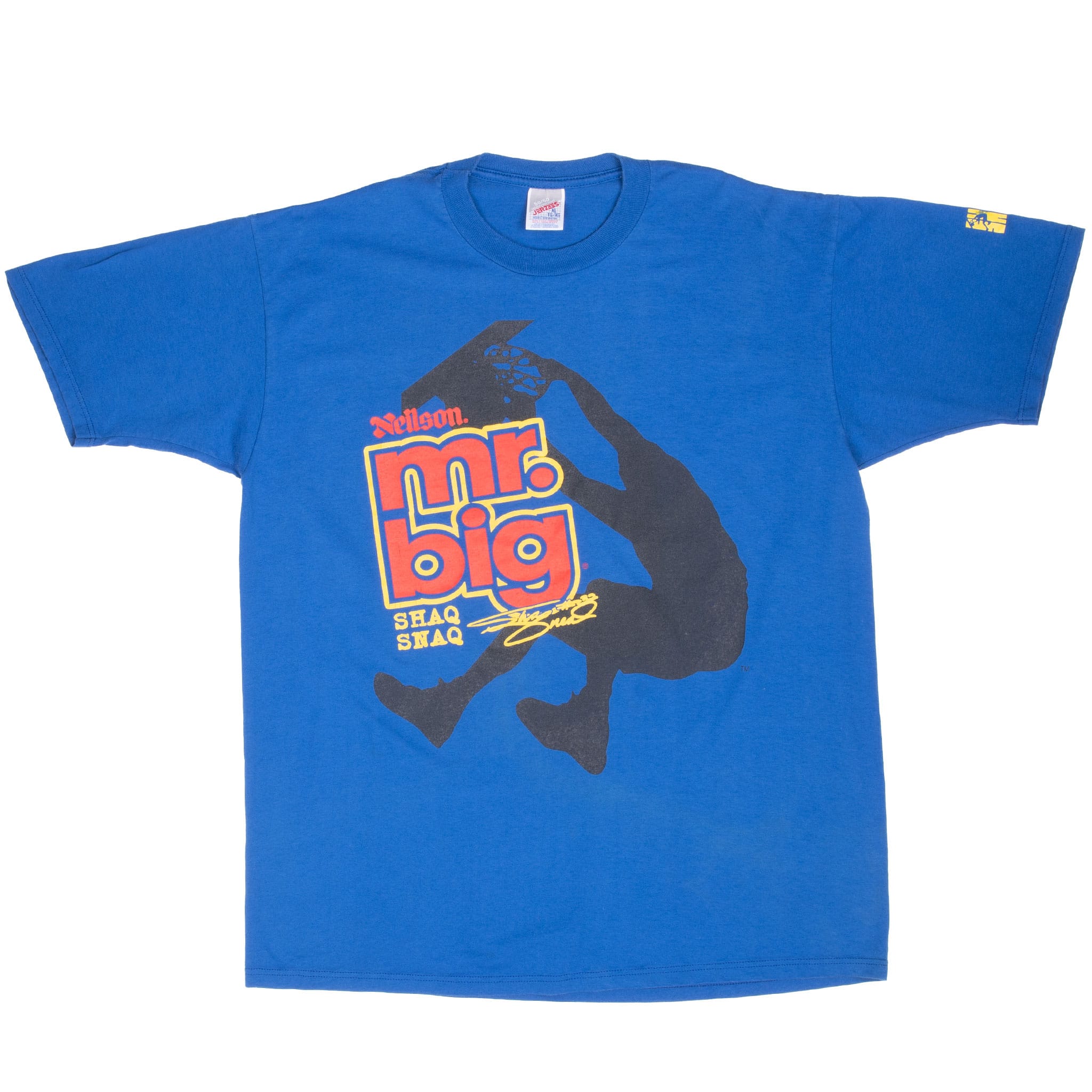 Vintage Neilson Mr Big Shaq Snack O'neil Tee Shirt 1990S Size Xl Made In Usa





