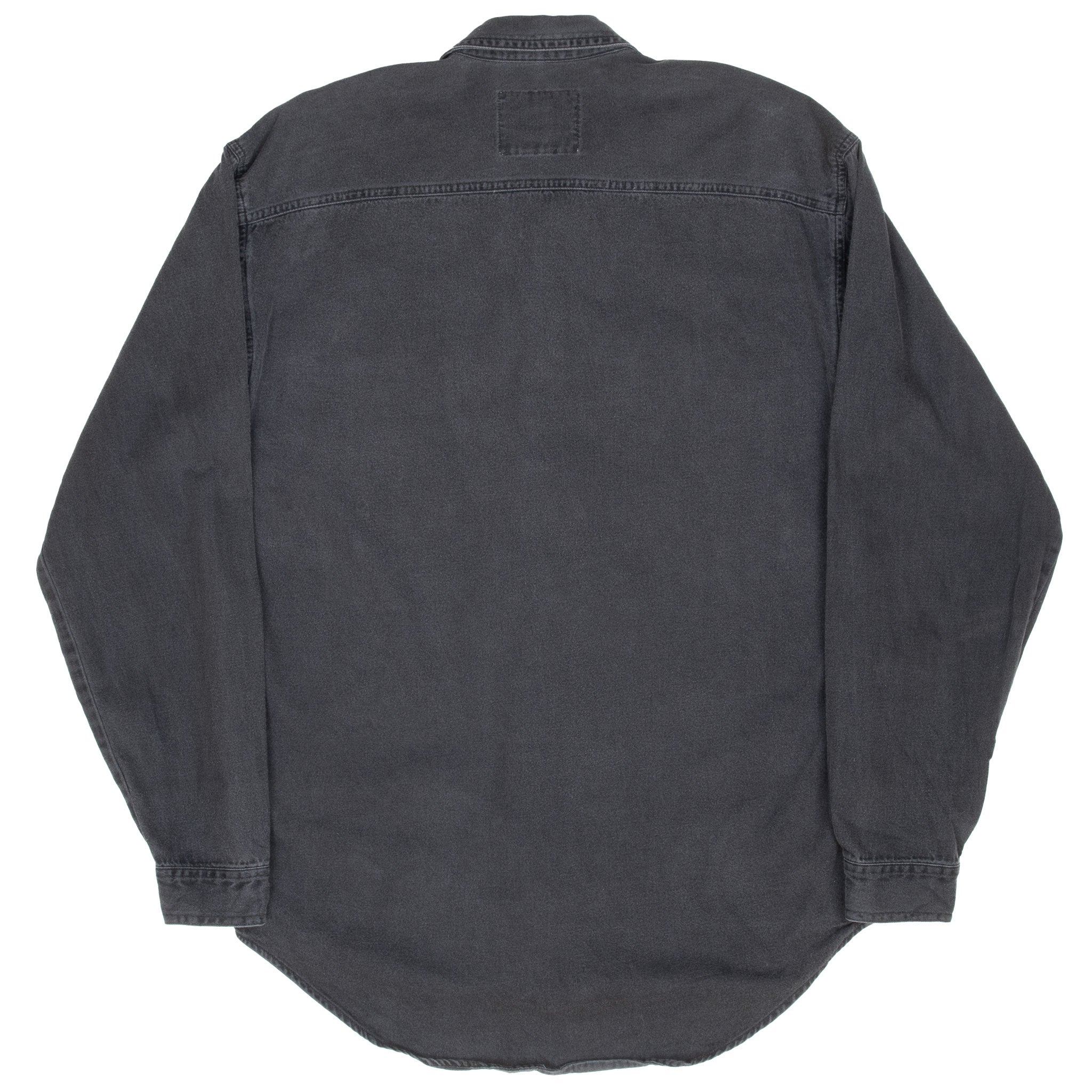 Vintage Levis Red Tab Denim Black Pocket Shirt 1990S Size Medium