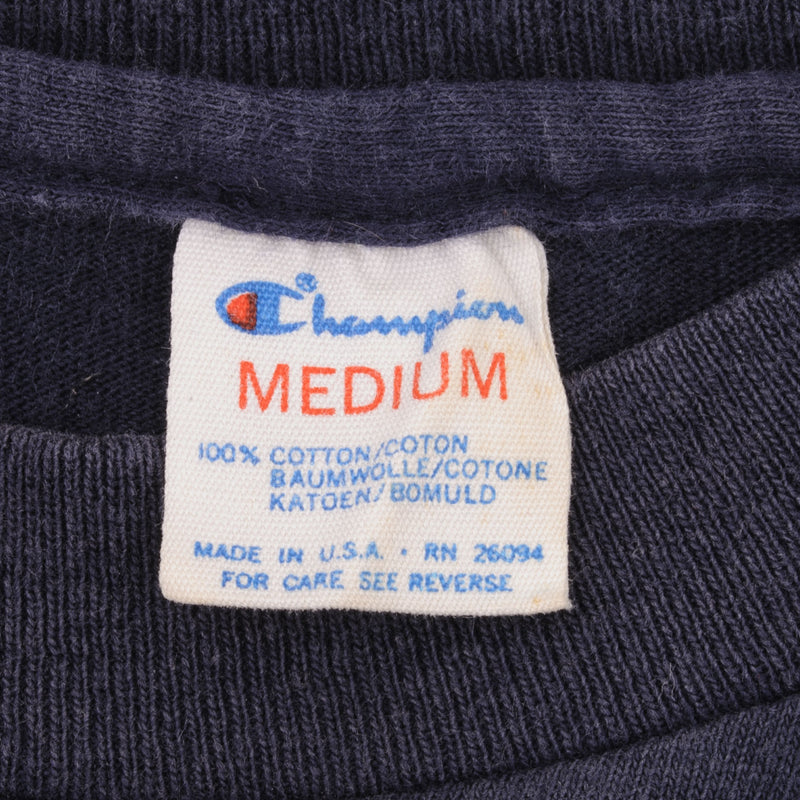 Vintage Champion Parkview Tee Shirt 1980s Size Small Made In USA With Single Stitch Sleeves