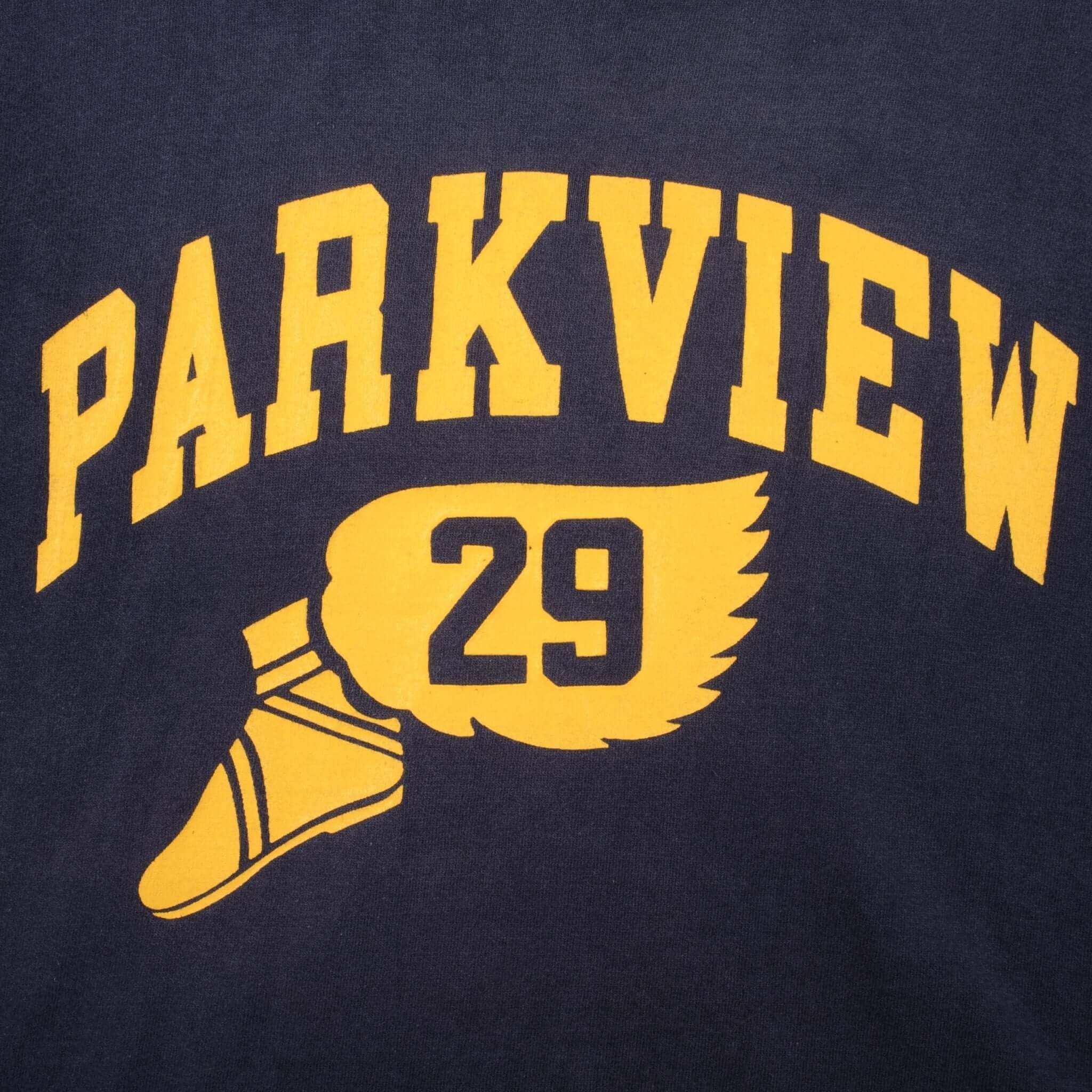 Vintage Champion Parkview Tee Shirt 1980s Size Small Made In USA With Single Stitch Sleeves