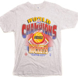 VINTAGE NBA HOUSTON ROCKETS WORLD CHAMPIONS TEE SHIRT 1994 SIZE MEDIUM MADE IN USA