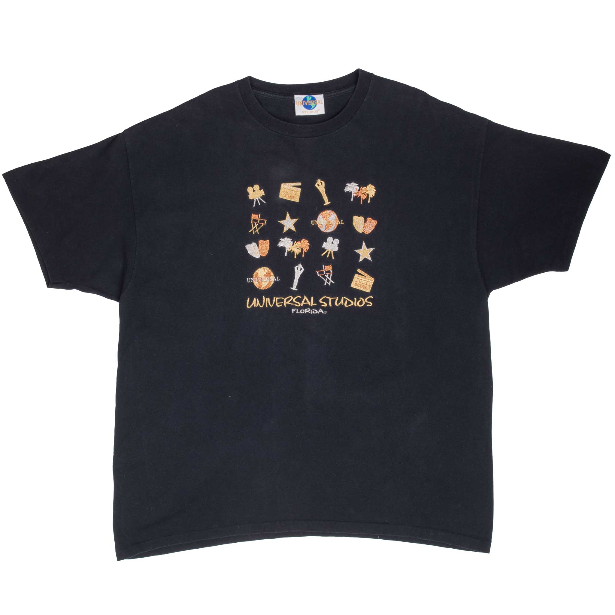 Vintage Universal Studio Florida Tee Shirt 1990S Size 2XL Made In Usa With Single Stitch Sleeves