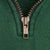 Vintage Quarter 1/4 Zip Pine Green Russell Sweatshirt 1990S Size Small Made In USA