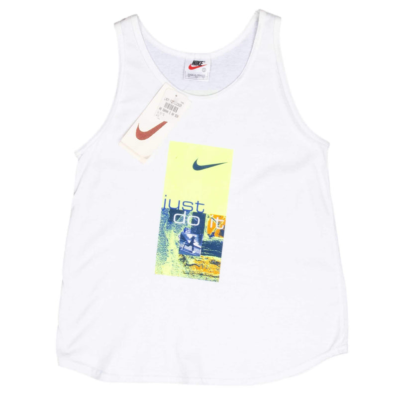 Vintage Nike Just Do It Tank Top Tee Shirt 1990S Size Small Deadstock