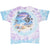 Vintage Tie Dye Ocean Aquatic Harmony Liquid Blue Tee Shirt 1995 Size Xl Made In Usa