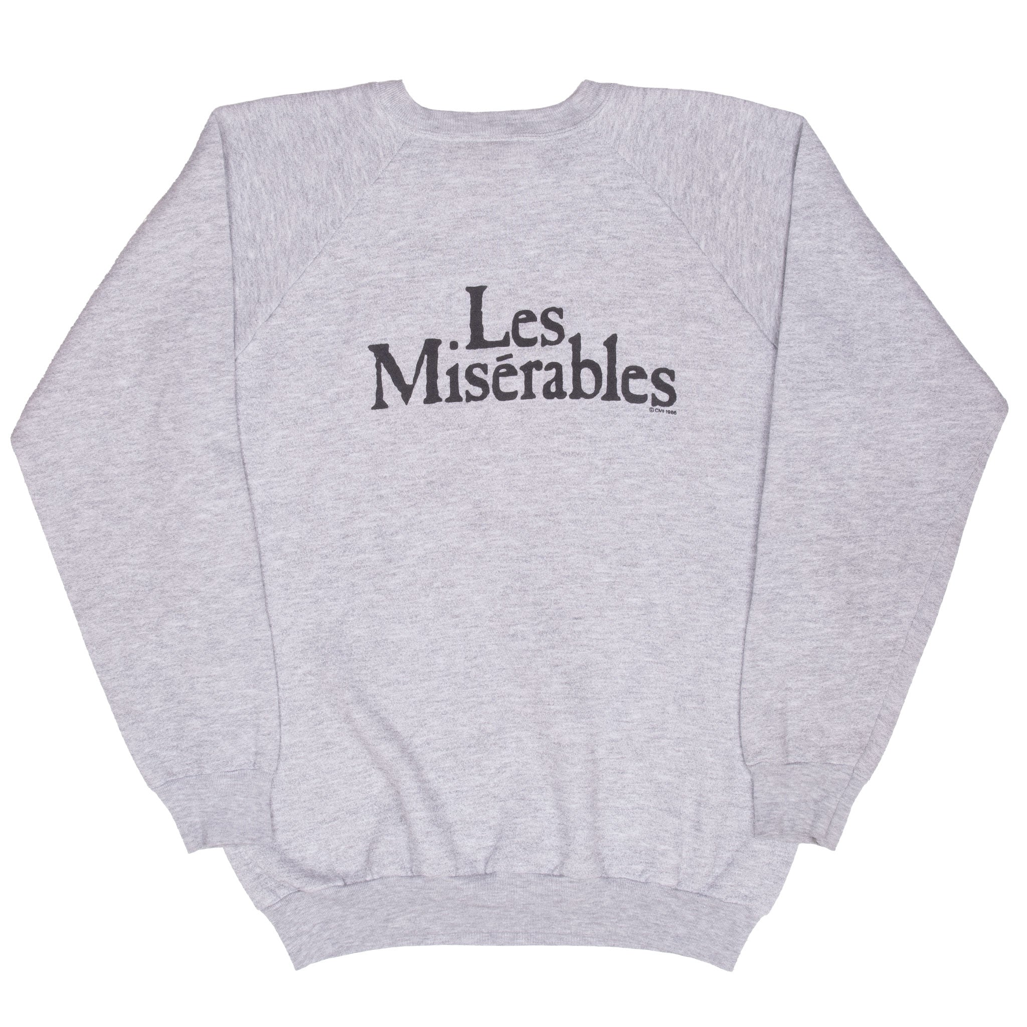 Vintage Les Miserables Sweatshirt 1986 Size Large Made In Usa