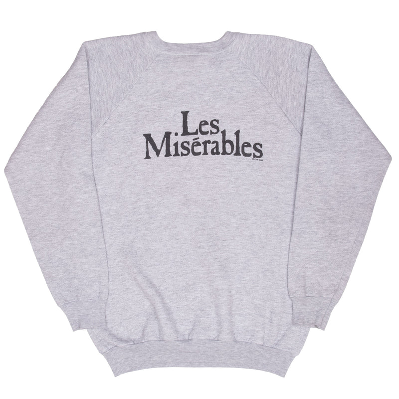 Vintage Les Miserables Sweatshirt 1986 Size Large Made In Usa