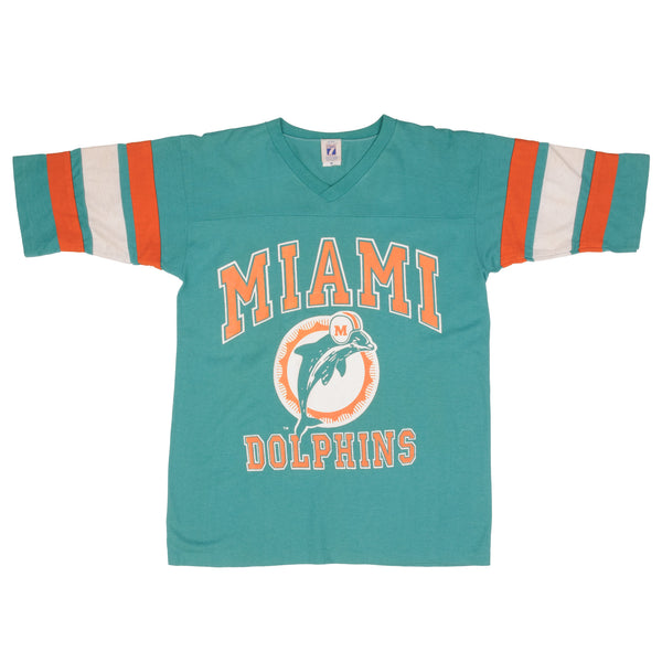 Vintage NFL Miami Dolphins 1990S Tee Shirt Size Medium Made In USA With Single Stitch Sleeves