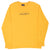 Vintage Ralph Lauren Polo Jeans Yellow Long Sleeve Tee Shirt Size Small