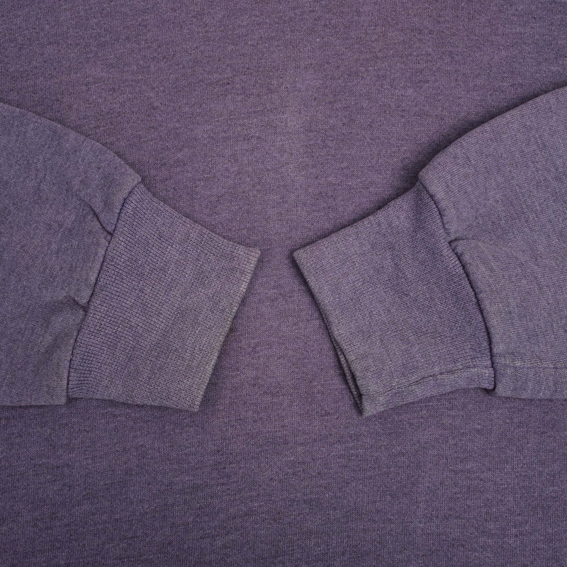 Vintage Russell Athletic Blank Purple Crewneck Sweatshirt 1990S Large Made In Usa