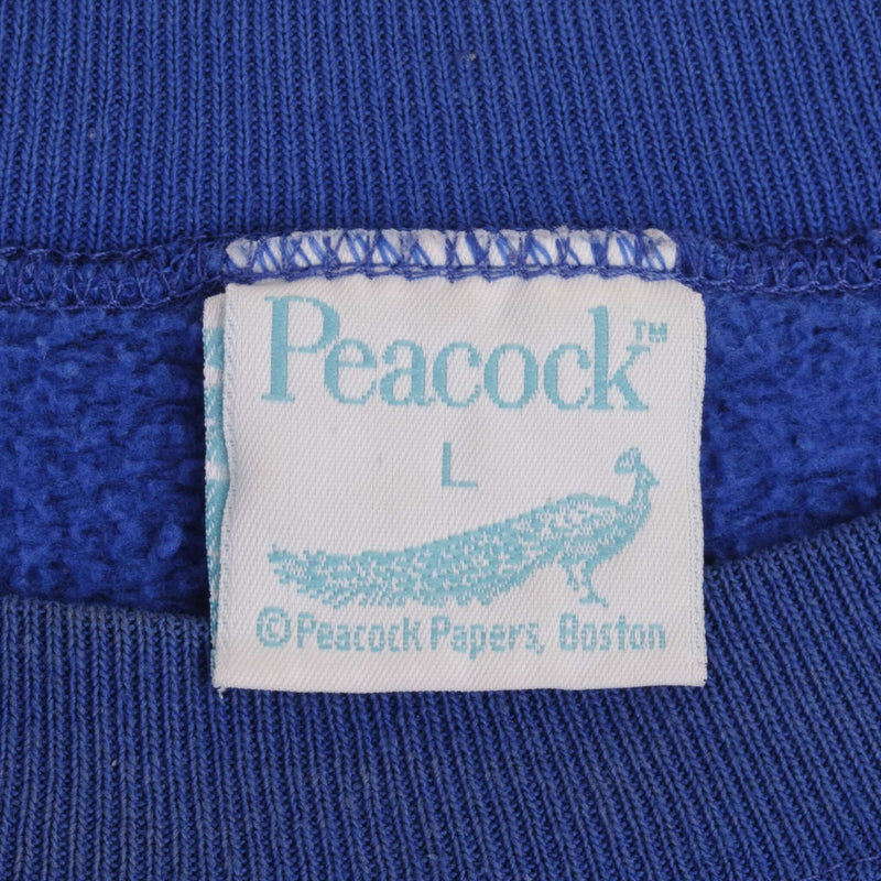Vintage Golf The One Game That Requires A Stroke Of Genius Peacock Sweatshirt 1980S Size Large Made In Usa
