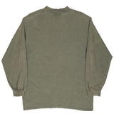 Vintage Nike Olive Green Long Sleeve Turtle Neck Tee Shirt 1990S Size Large