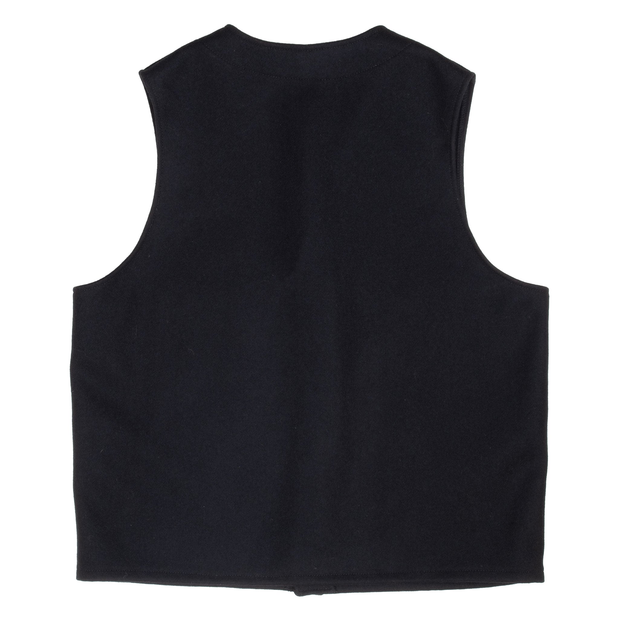 Vintage Cc Filson Black Wool Vest Size 46 2000S Made In Usa