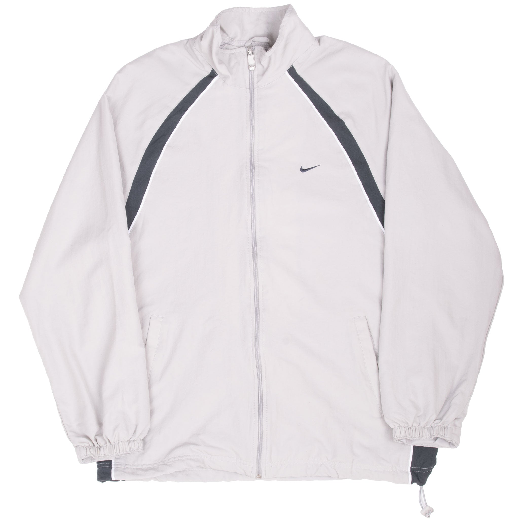 Vintage Nike Grey Windbreaker Jacket 2000S Size Large
