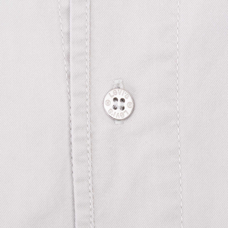 Vintage Levis Pocket Beige Denim Shirt 1990S Size Large