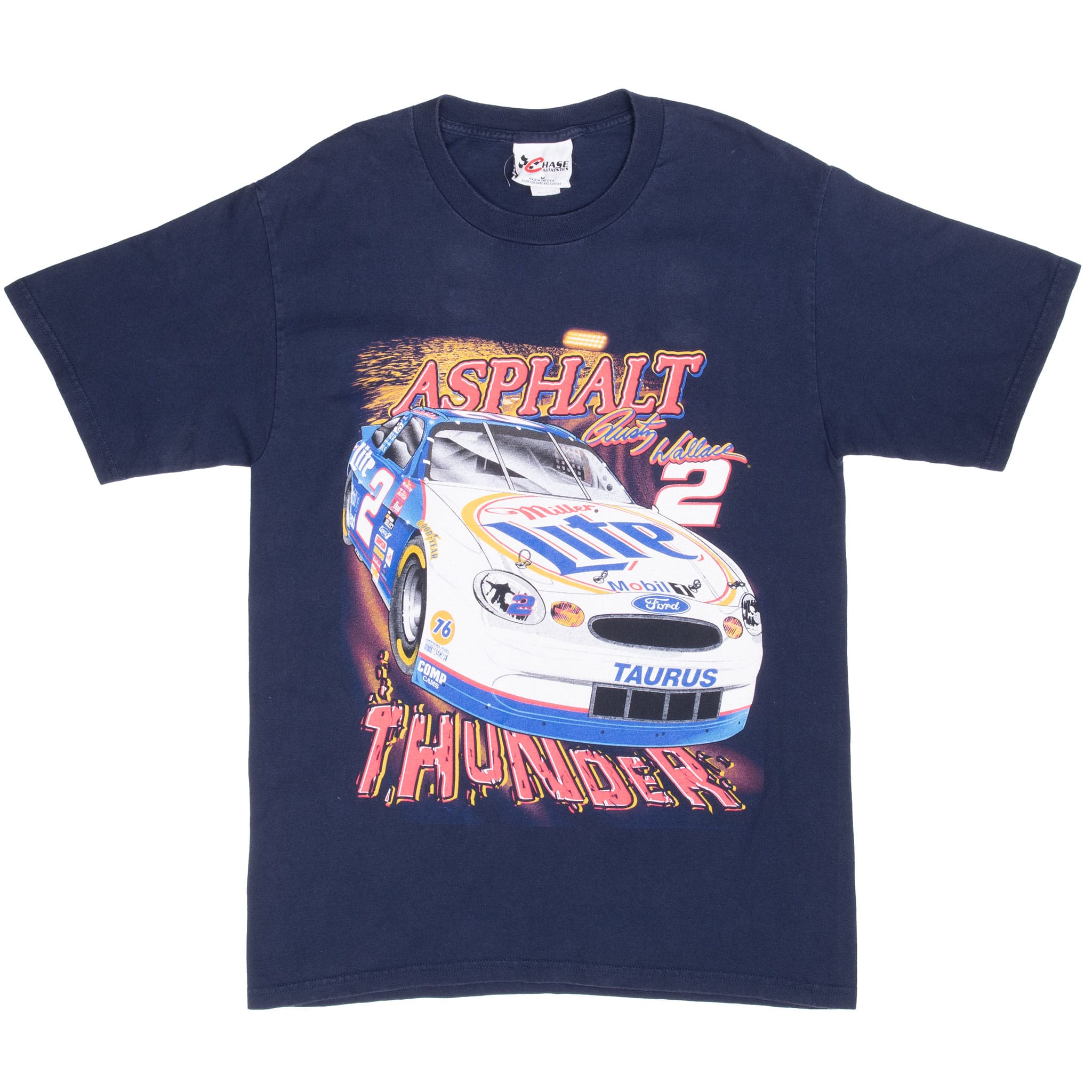 Vintage Nascar Rusty Wallace 1990S Tee Shirt Size Medium Made In Usa