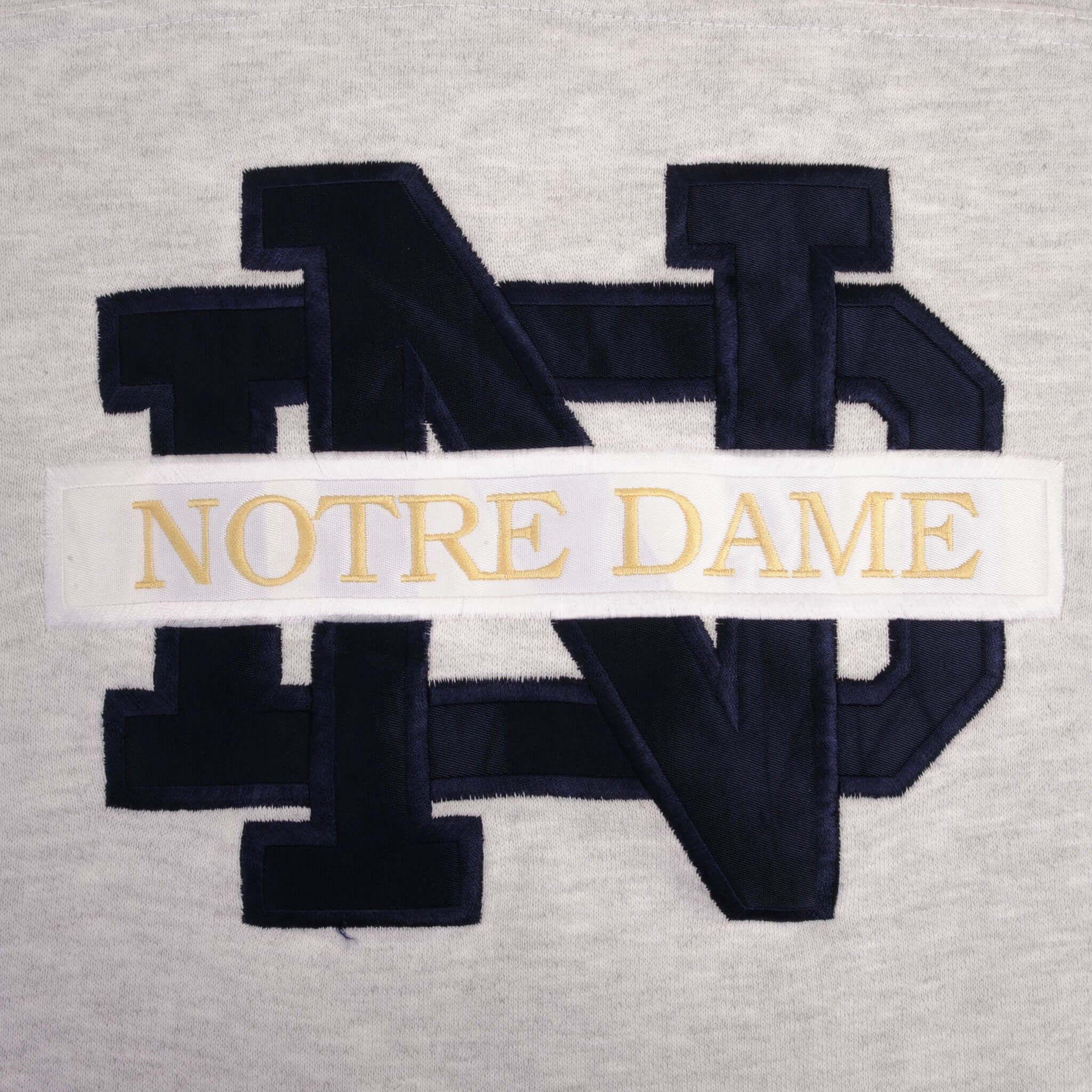 Vintage NCAA Notre Dame University Irish Sweatshirt 1990S Size Large