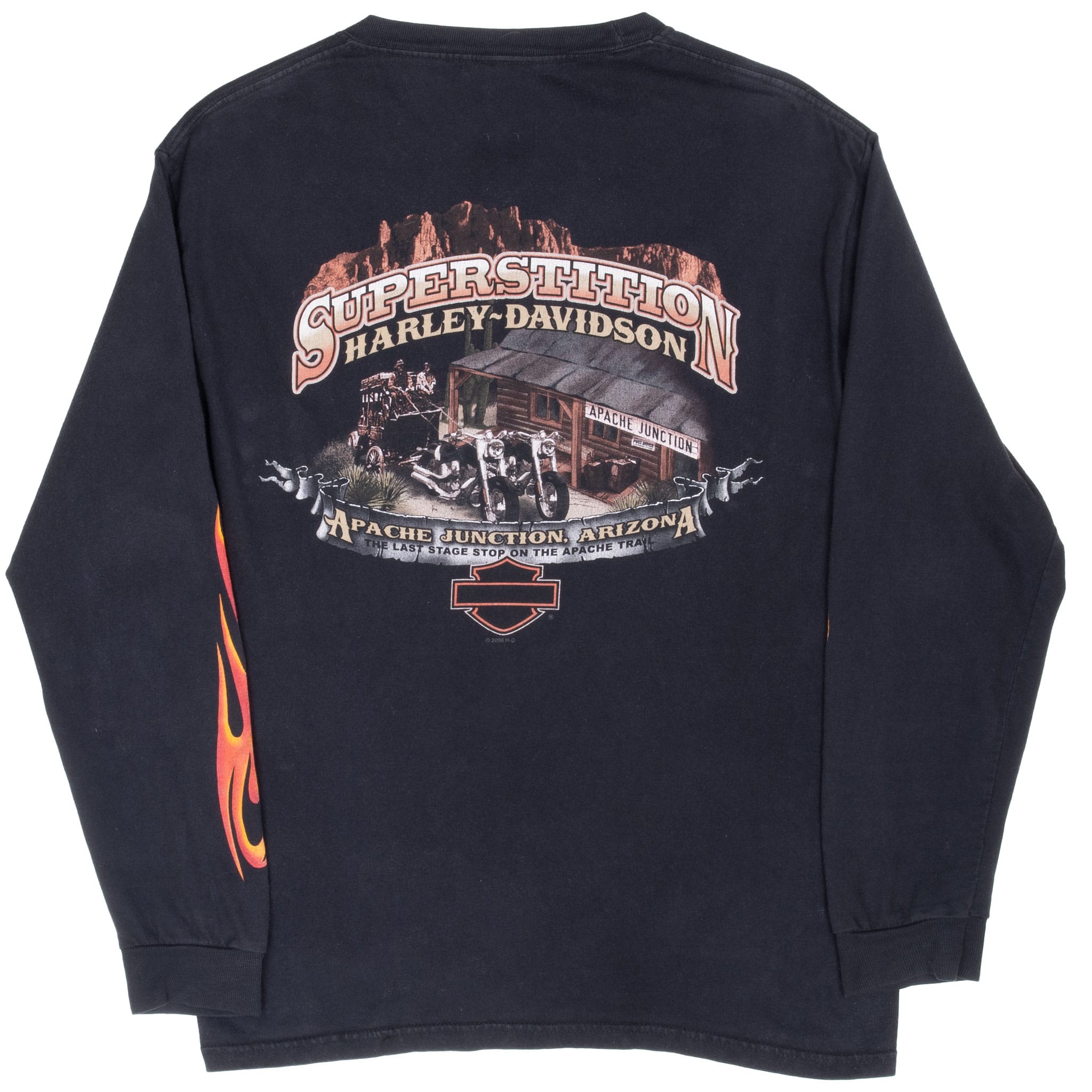 Vintage Harley Davidson Arizona Long Sleeve Pocket Tee Shirt 2006 Size Medium