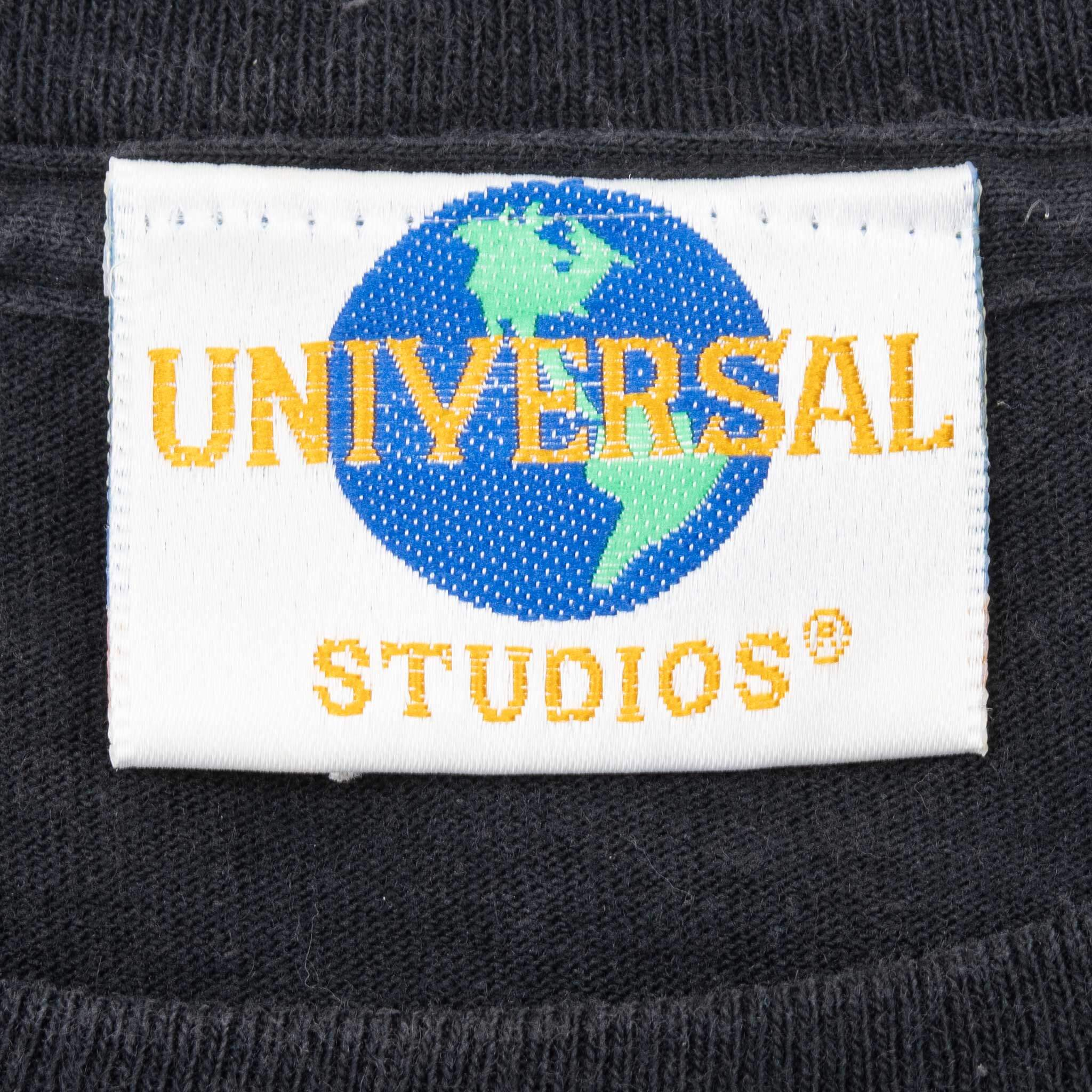 Vintage Universal Studio Florida Tee Shirt 1990S Size 2XL Made In Usa With Single Stitch Sleeves