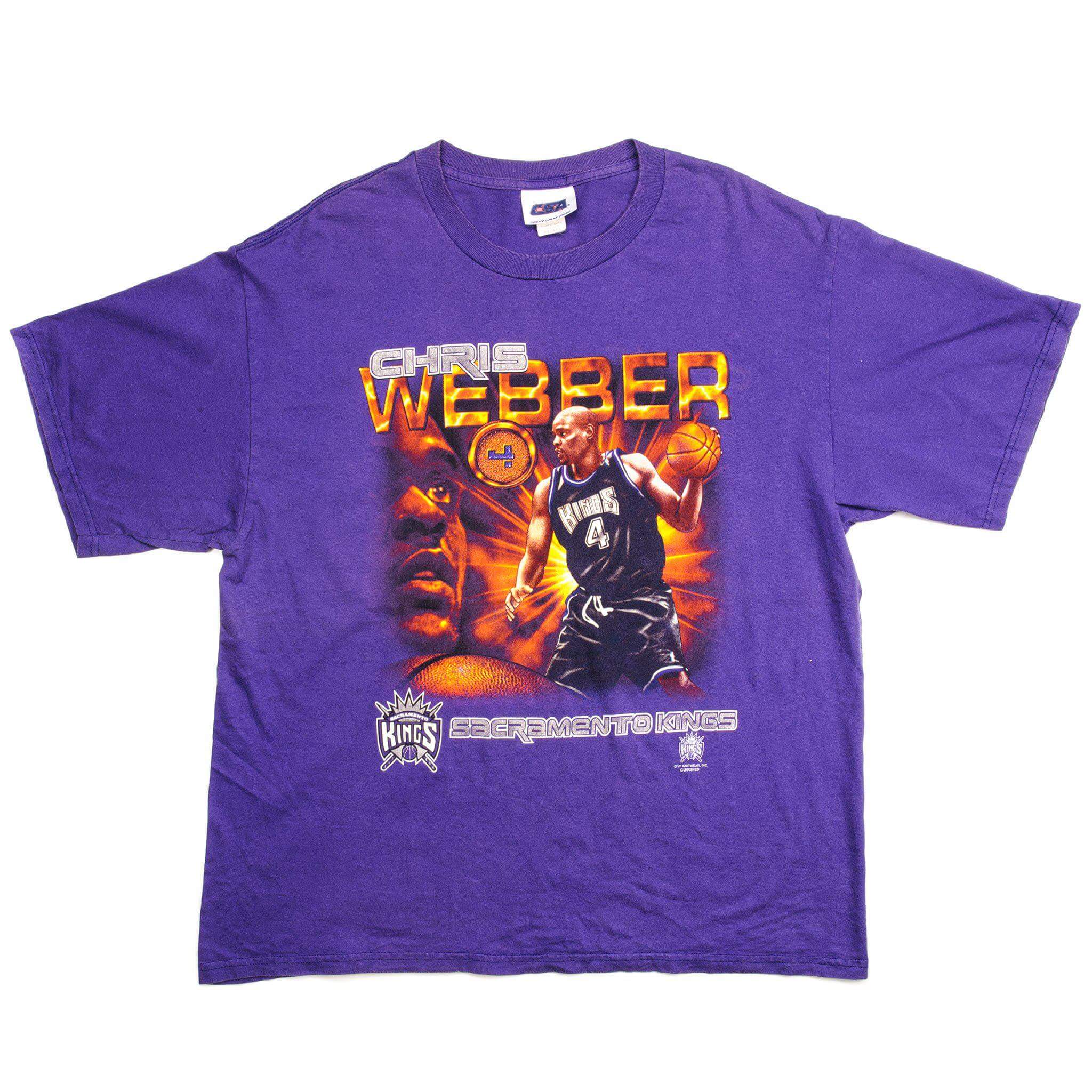 VINTAGE NBA CHRIS WEBBER TEE SHIRT SIZE XL