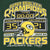 Close-up of Packers Super Bowl XXXI champions print with helmet, scoreboard, and January 26, 1997 date