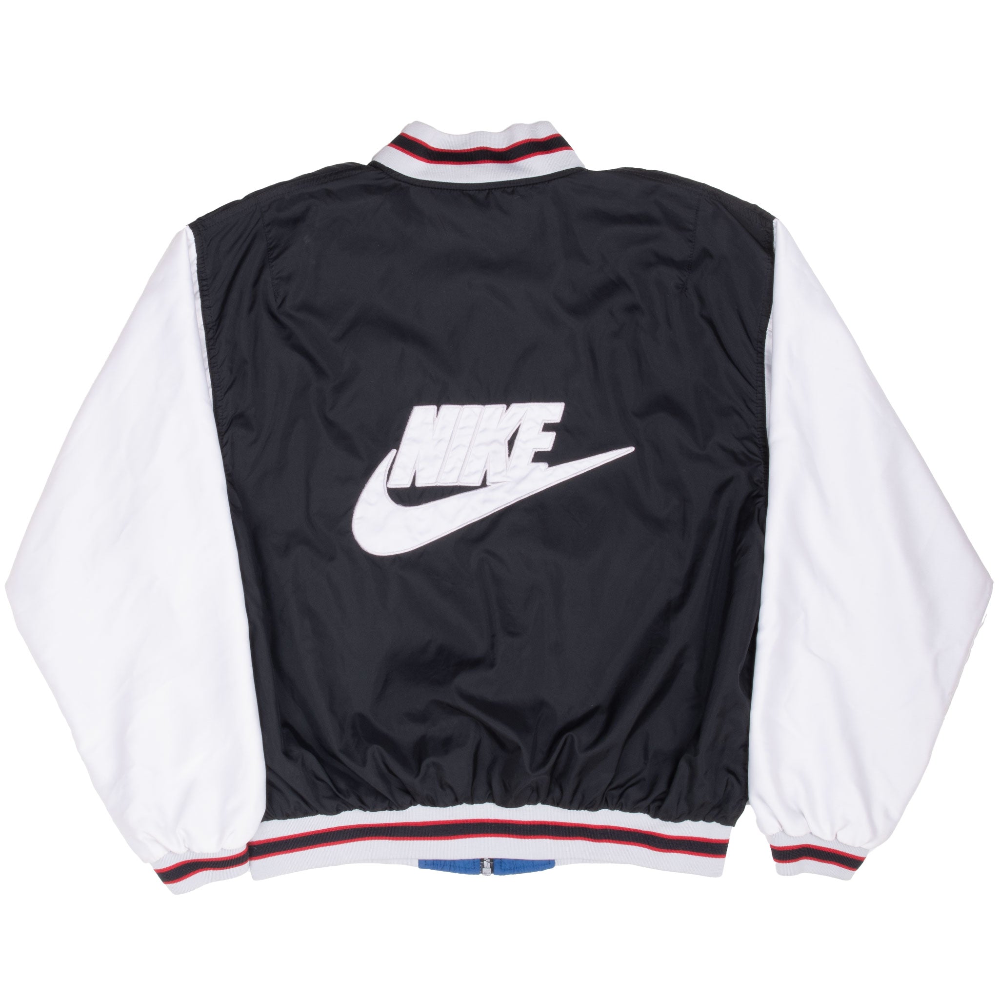 Vintage Nike Swoosh Reversible Bomber Jacket 1990S Size Medium