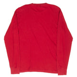 Vintage Polo Ski Bear Ralph Lauren Long Sleeve Red Tee Shirt Size Medium
