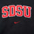 Vintage Nike NCAA SDSU San Diego State University Black Hoodie Sweatshirt 1990S Size XL