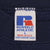 Vintage Russell Athletic Usa Flag Navy Blue Sweatshirt 1990S Size Large Made In USA