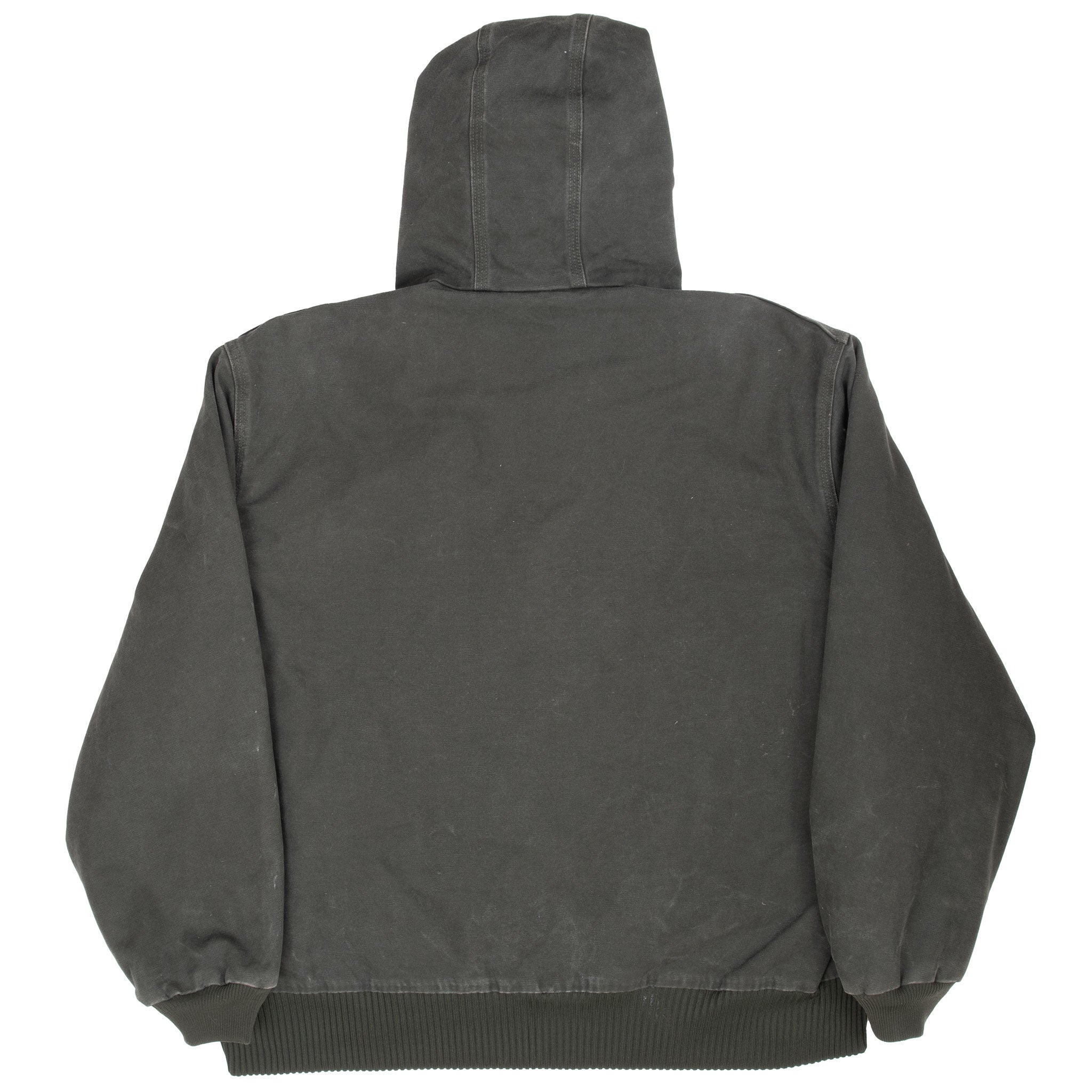 Vintage Carhartt Green Active Hooded Jacket J130Mos 2015 Size Xl