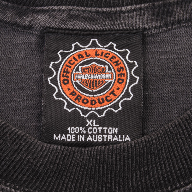 Vintage Harley Davidson Australia 1996 Size Large With Single Stitch Sleeves