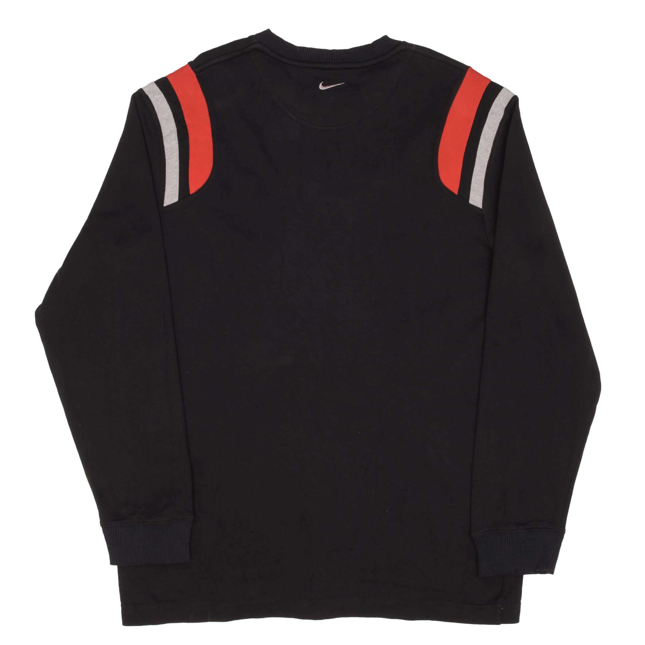 Vintage Nike Classic Swoosh Black Sweater Sweatshirt 2000S Size Large