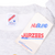 Jerzees medium neck label and NuBlend hang tag on gray sweatshirt