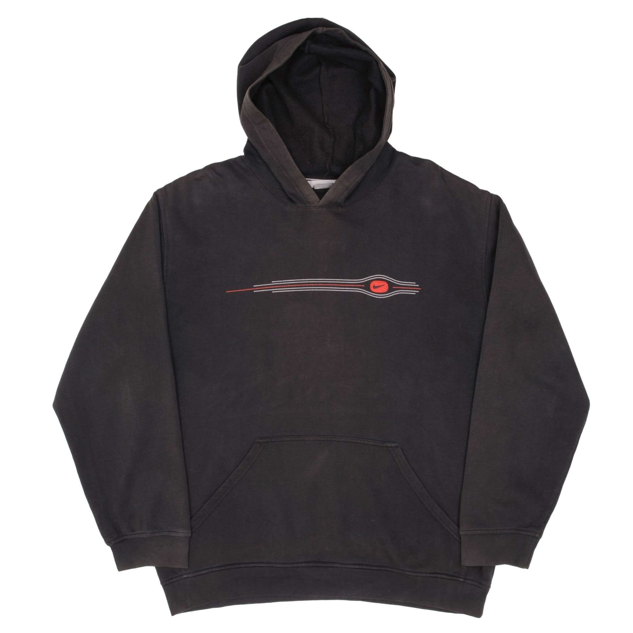 Vintage nike black hoodie sale
