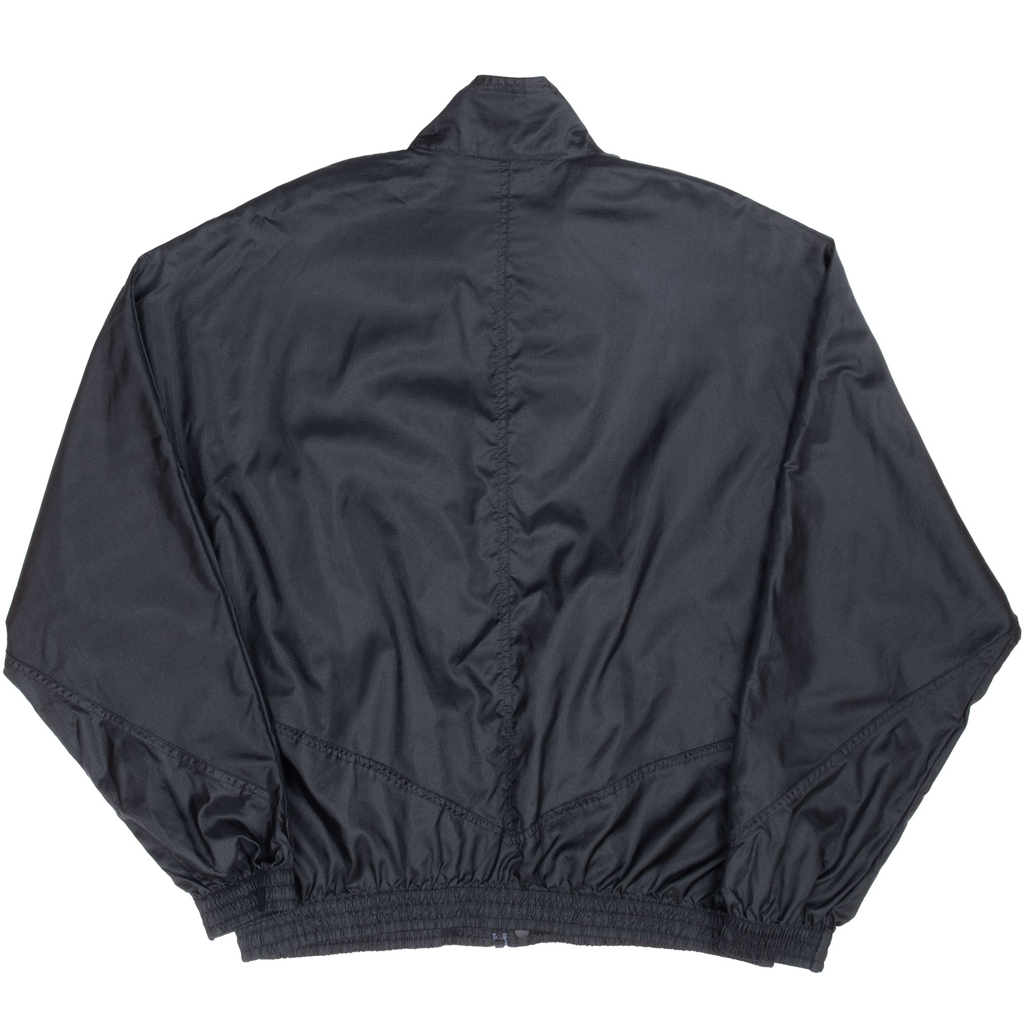 Vintage Nike Classic Swoosh Black Windbreaker Jacket Late 1980S Size Medium