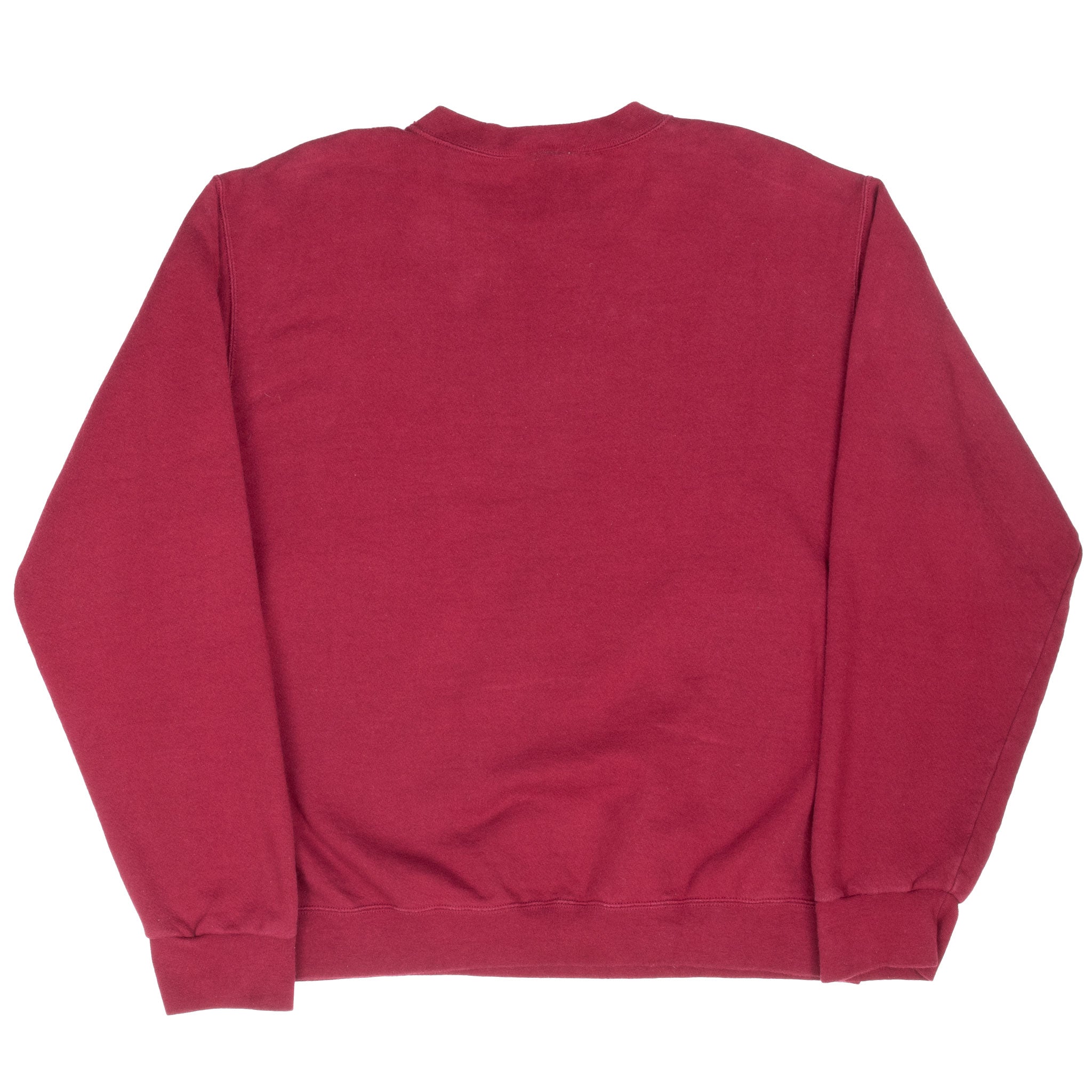 VINTAGE NIKE CLASSIC SWOOSH RED BURGUNDY SWEATSHIRT 2000S MEDIUM