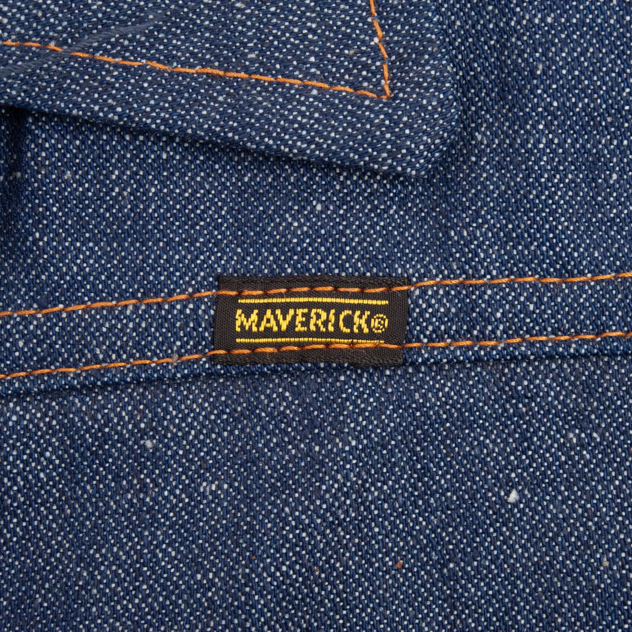 Vintage Maverick Blue Bell Denim Jacket 1970S Size 14 Youth Made Usa Deadstock