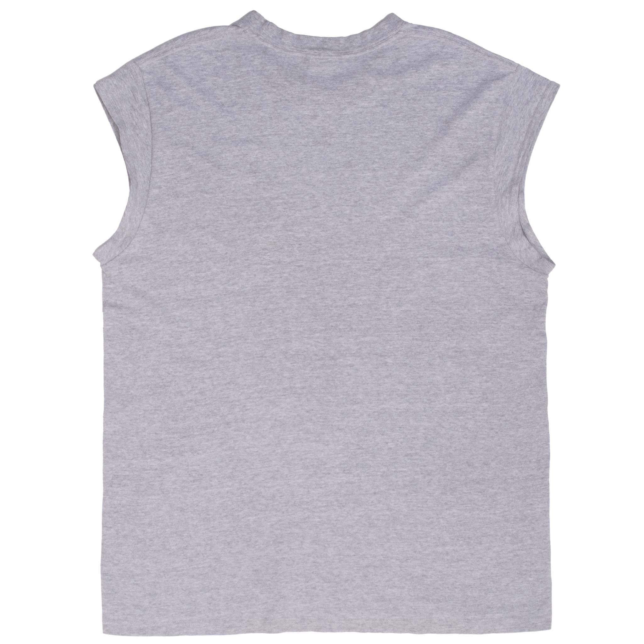 Vintage Nike Center Swoosh Grey Tank Top Tee Shirt 2000S Size Medium