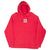 Vintage Nike Center Swoosh Athletics Red Hoodie 1990S Size XL Made In Usa
